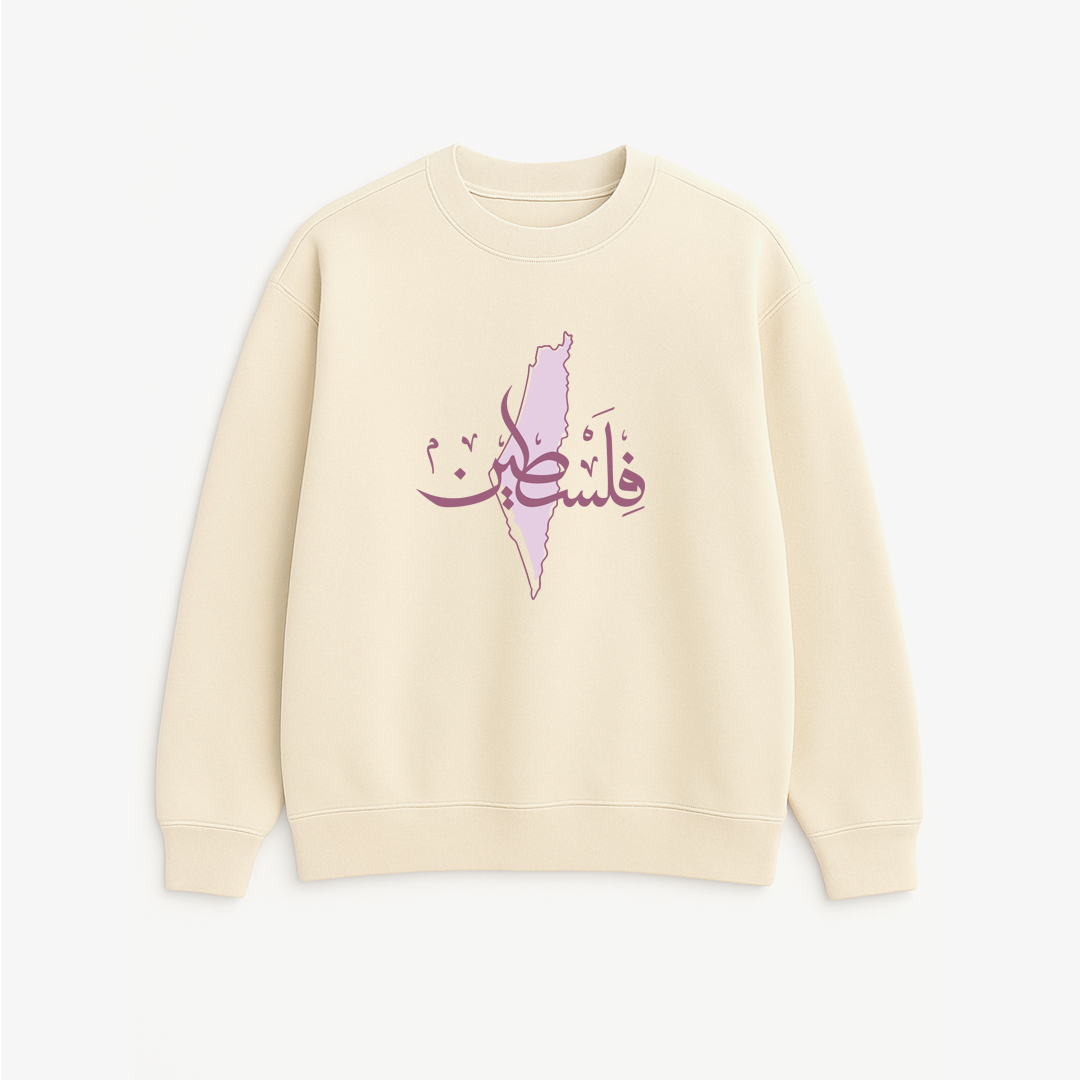 WSW Palestine - Printed Oversized Sweatshirt